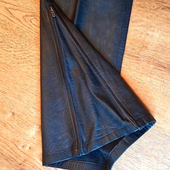 Polo Ralph Lauren 100% Leather Pants EUC - Picture 3 of 17